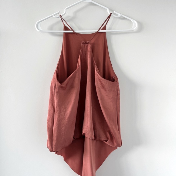 ZARA HIGH NECK CORAL BODYSUIT - Picture 2 of 2